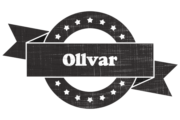 Ollvar grunge logo