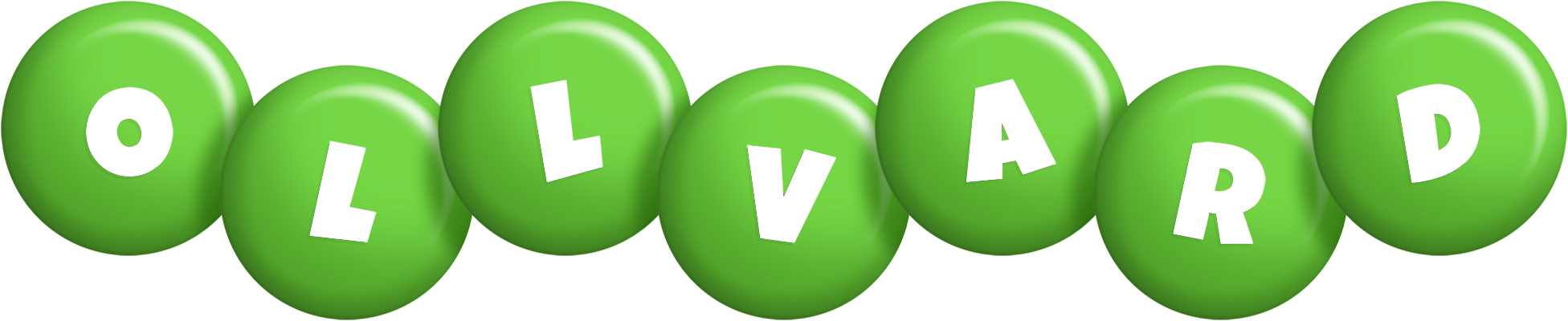 Ollvard candy-green logo