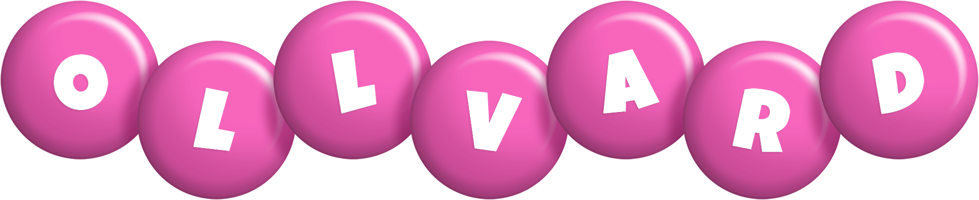 Ollvard candy-pink logo