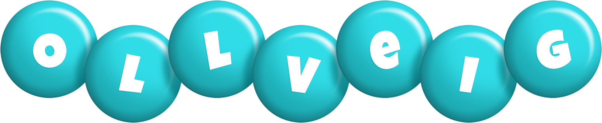 Ollveig candy-azur logo