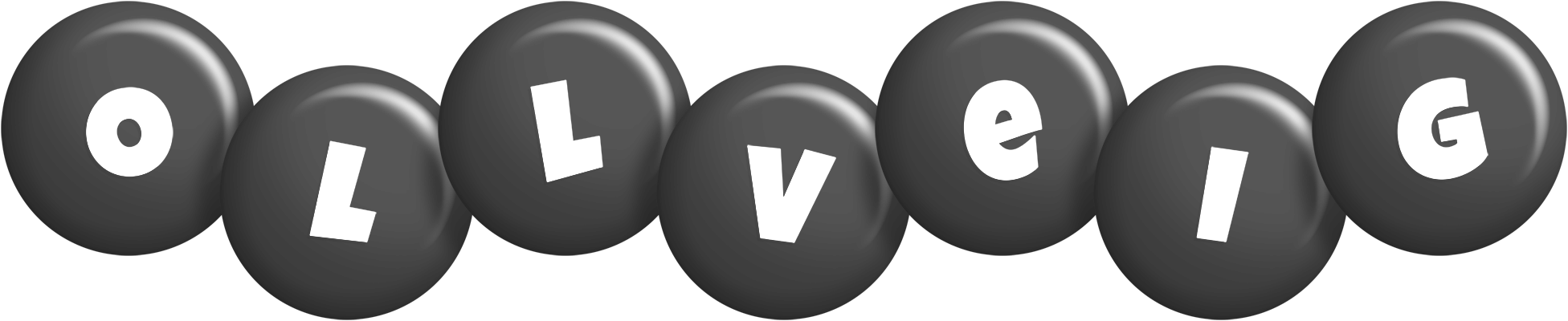 Ollveig candy-black logo