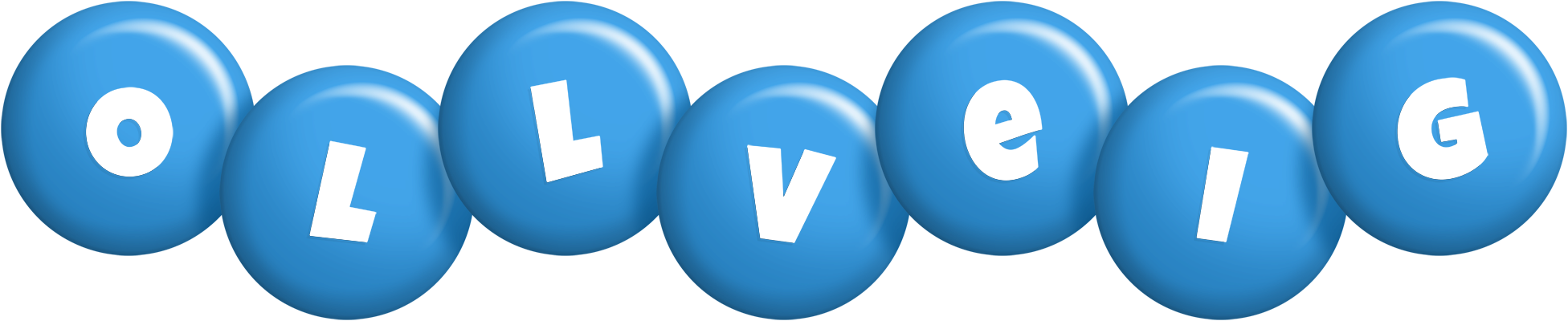 Ollveig candy-blue logo