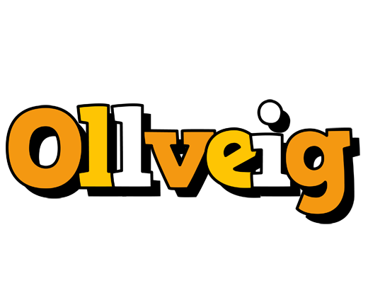 Ollveig cartoon logo