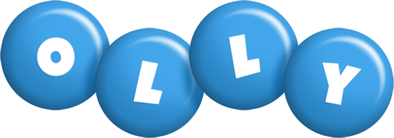 Olly candy-blue logo