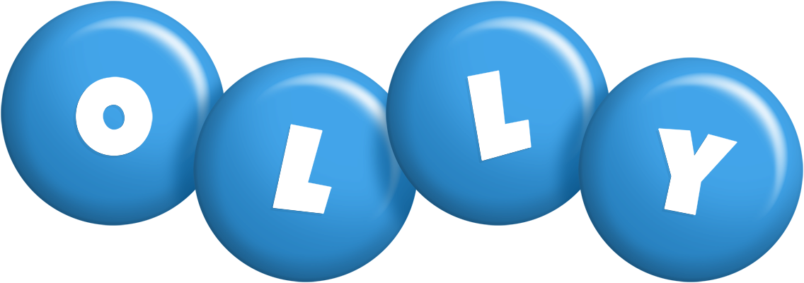 Olly candy-blue logo