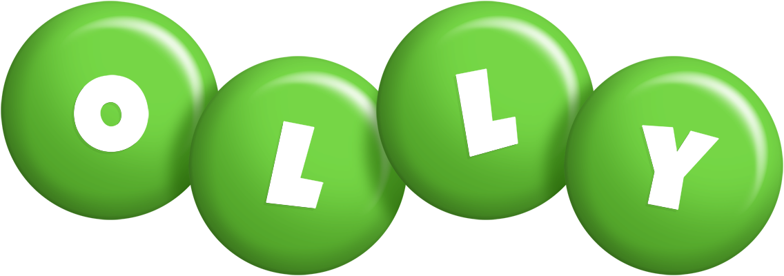 Olly candy-green logo