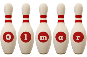 Olmar bowling-pin logo