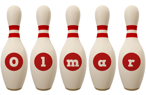 Olmar bowling-pin logo