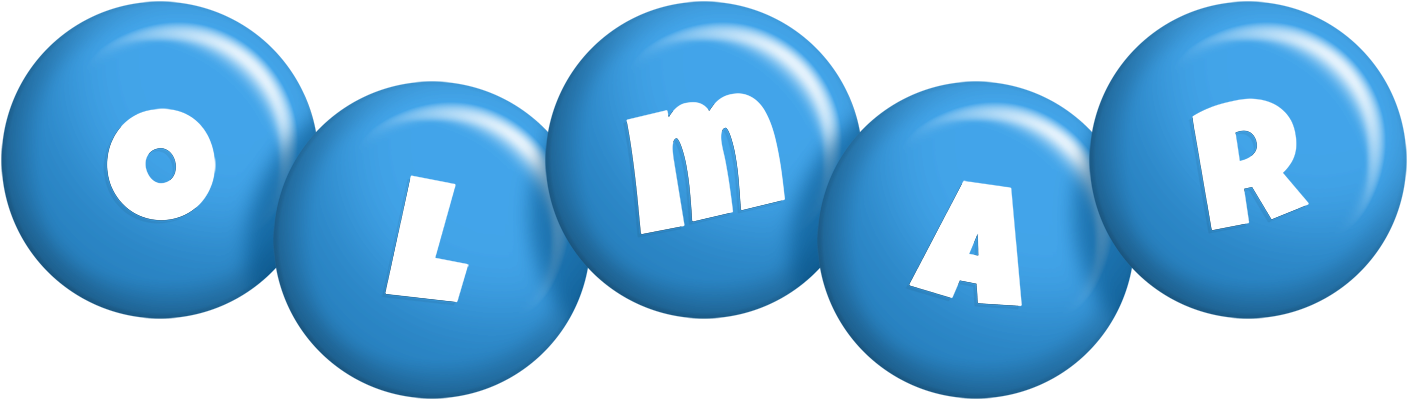 Olmar candy-blue logo