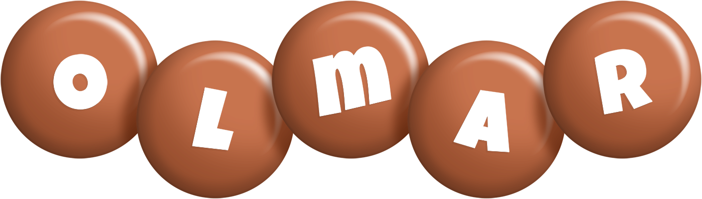 Olmar candy-brown logo