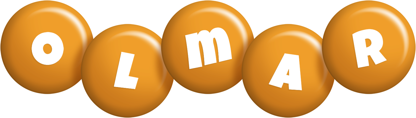 Olmar candy-orange logo