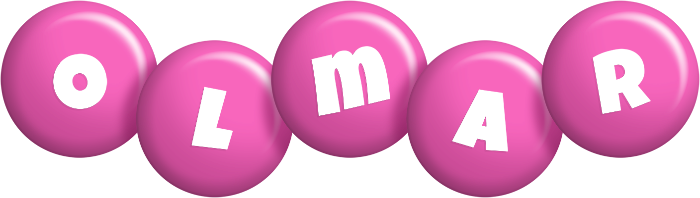 Olmar candy-pink logo