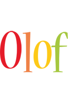 Olof birthday logo