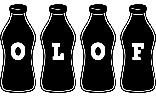 Olof bottle logo