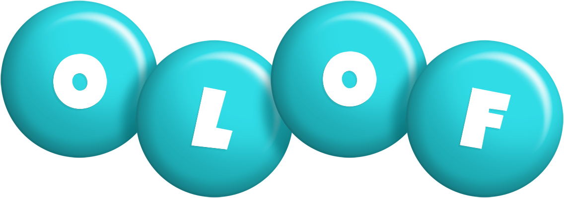 Olof candy-azur logo