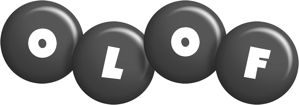 Olof candy-black logo