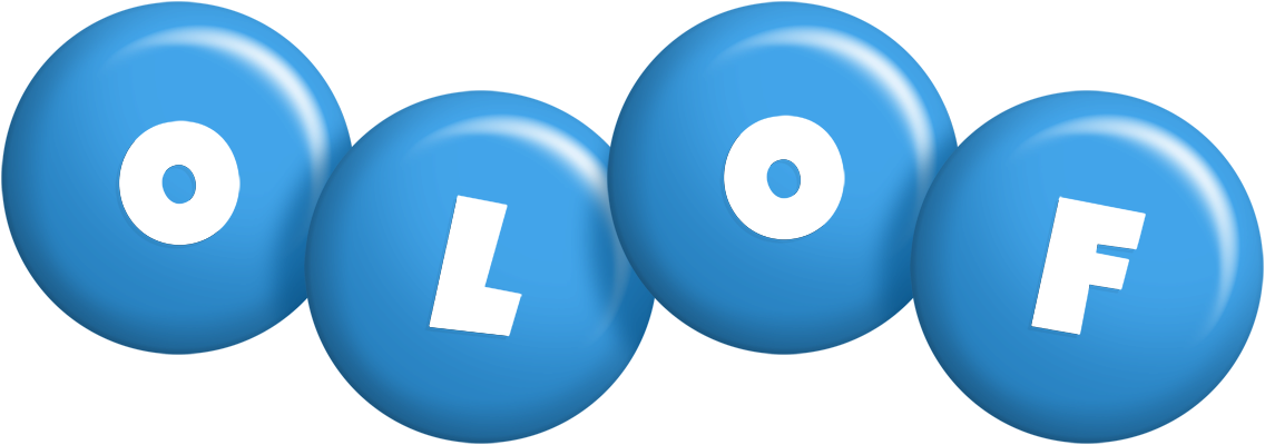 Olof candy-blue logo