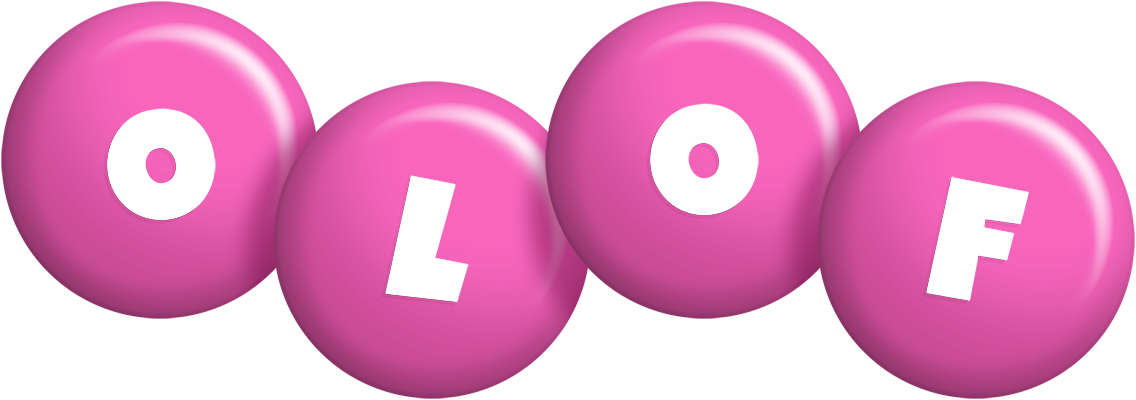 Olof candy-pink logo
