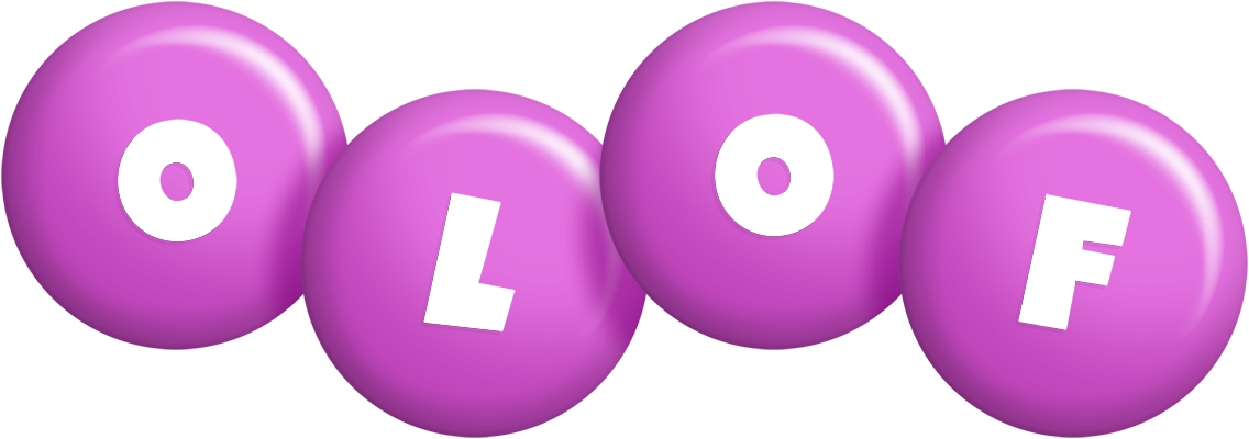 Olof candy-purple logo