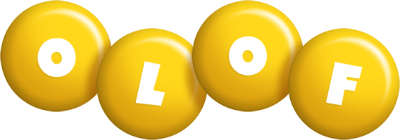 Olof candy-yellow logo