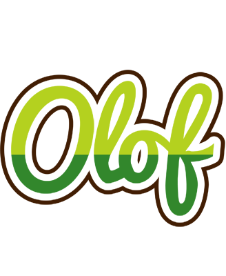 Olof golfing logo