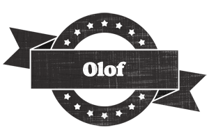 Olof grunge logo