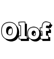 Olof snowing logo