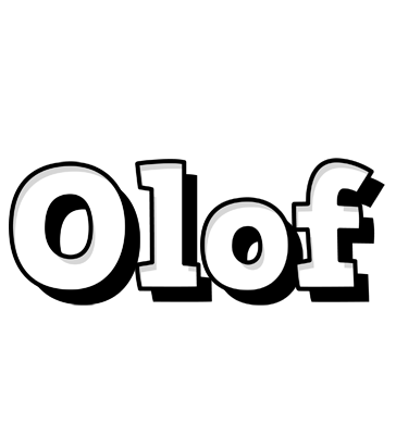 Olof snowing logo