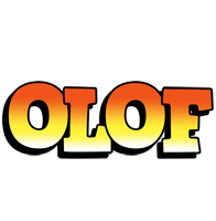 Olof sunset logo