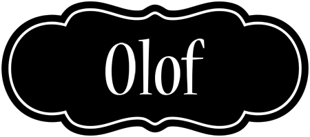 Olof welcome logo