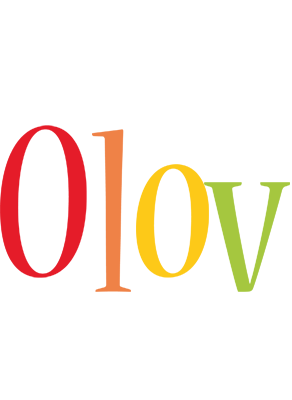 Olov birthday logo