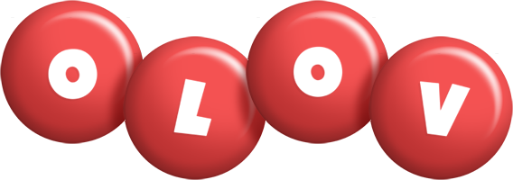 Olov candy-red logo