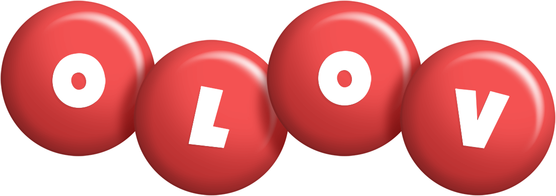 Olov candy-red logo