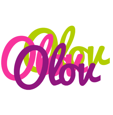 Olov flowers logo