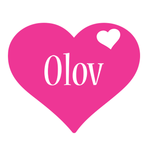 Olov love-heart logo