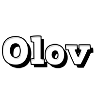 Olov snowing logo