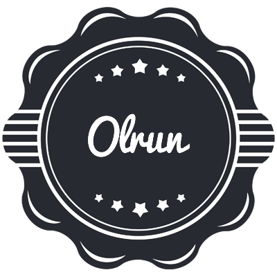 Olrun badge logo