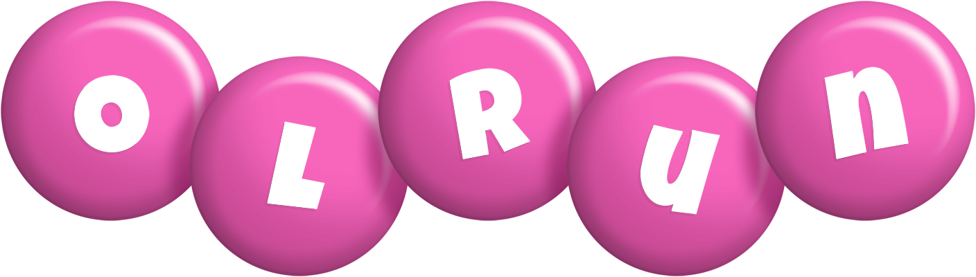 Olrun candy-pink logo