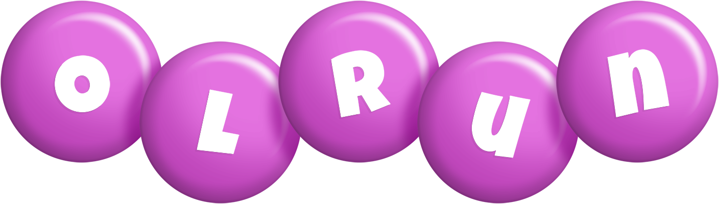 Olrun candy-purple logo