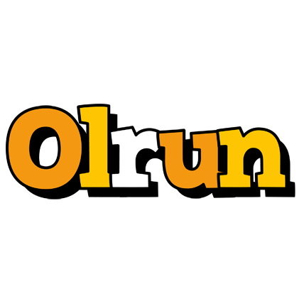 Olrun cartoon logo
