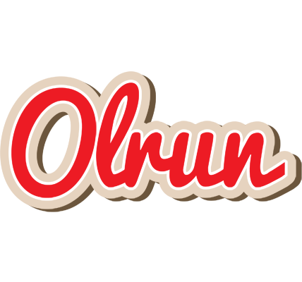 Olrun chocolate logo