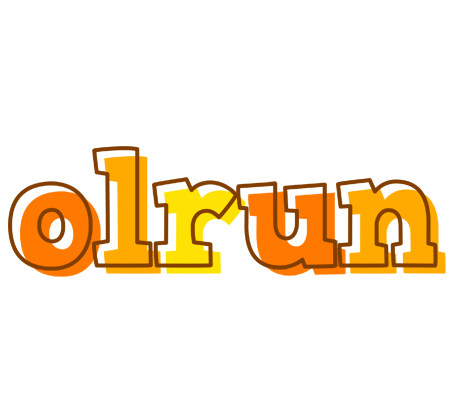 Olrun desert logo