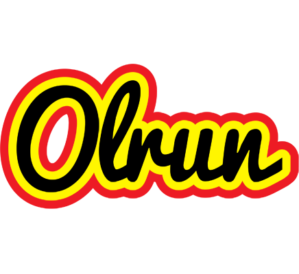 Olrun flaming logo