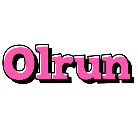 Olrun girlish logo