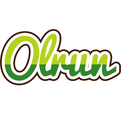 Olrun golfing logo