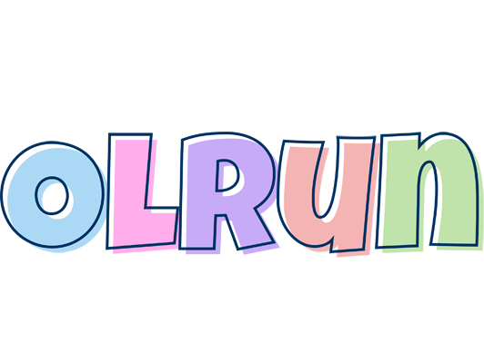Olrun pastel logo