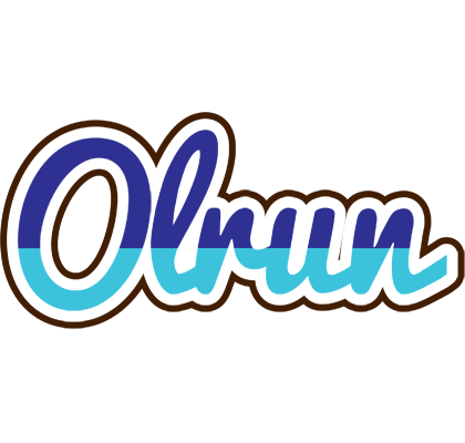 Olrun raining logo
