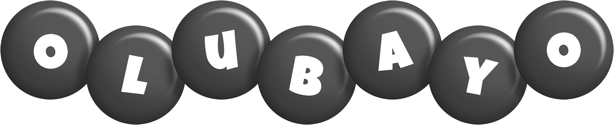Olubayo candy-black logo