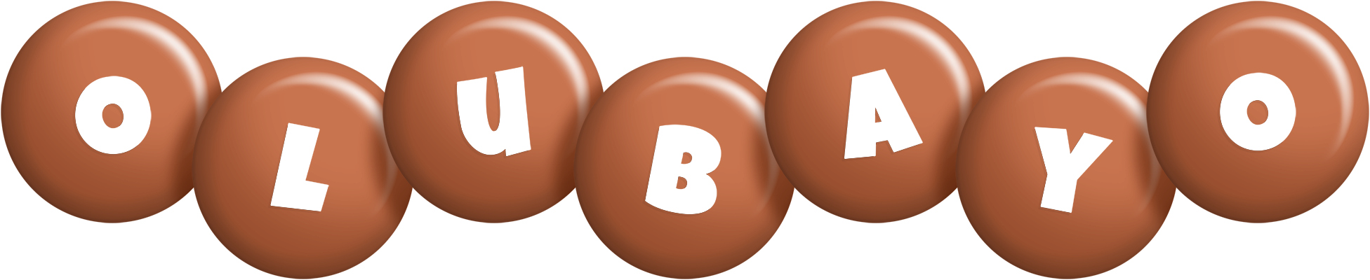 Olubayo candy-brown logo