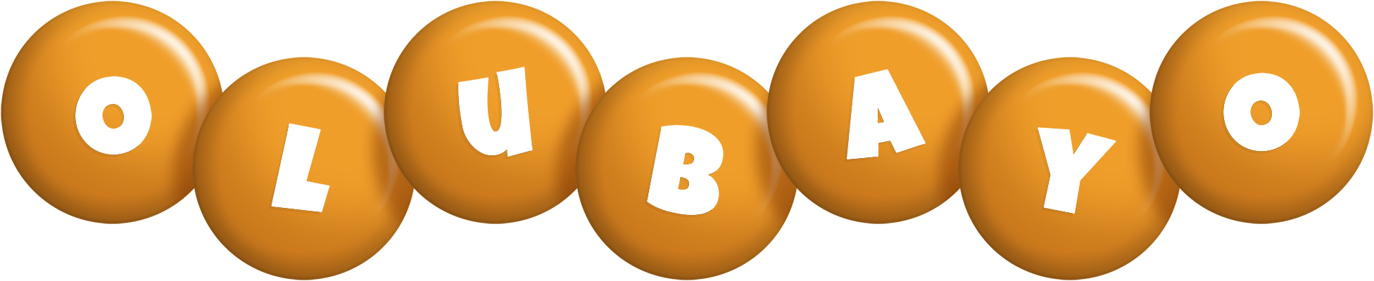 Olubayo candy-orange logo